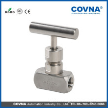 Good quality Stainless steel 316 butterfly handle needle valve with best price